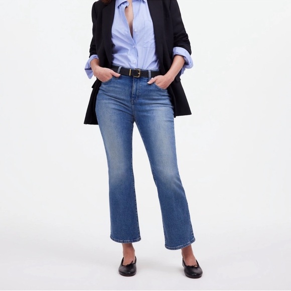 Madewell Curvy Kick Out Crop Jean size 27T - Picture 1 of 12